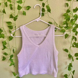American Eagle Outfitters Ribbed Cropped Top 🦅
